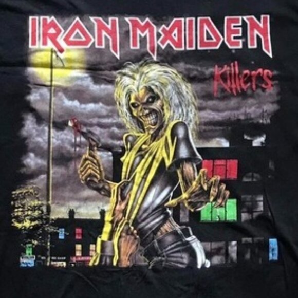 Iron Maiden Killers Graphic Band Tee Heavy Metal Music Fan Gift Classic Shirt 24 - Picture 2 of 5